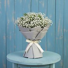 Букет цветов из:  Гипсофила в Михайловском Республика Северная Осетия - Алания