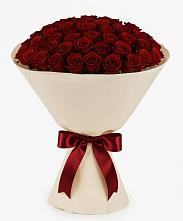 Букет 101 Бордовая роза Блэк Бакарра в Михайловском Республика Северная Осетия - Алания