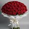 Букет 101 Красная роза Блэк Мэджик в Михайловском Республика Северная Осетия - Алания
