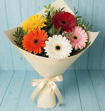Букет цветов из:  Герберы в Михайловском Республика Северная Осетия - Алания