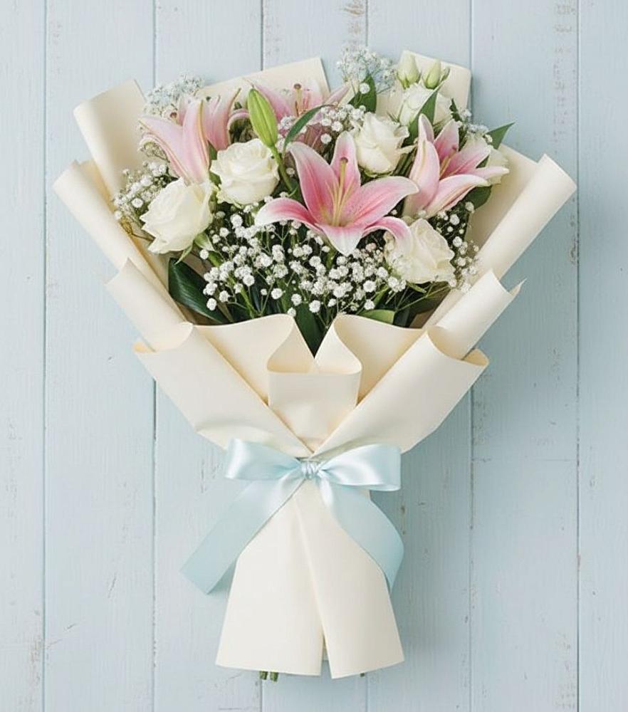 Букет цветов из: Лилии в Михайловском Республика Северная Осетия - Алания