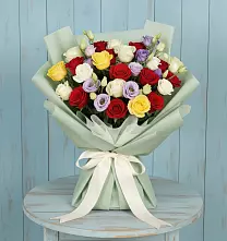 Букет цветов из:  Розы в Михайловском Республика Северная Осетия - Алания