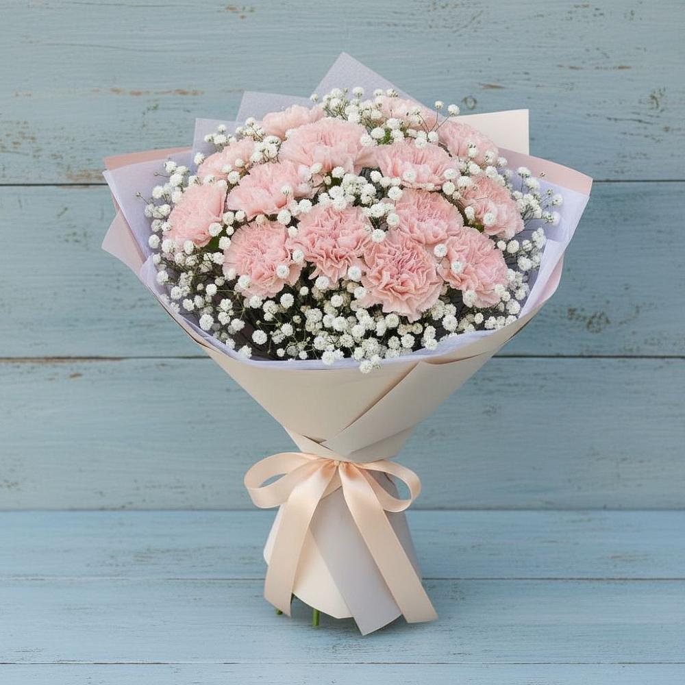 Букет цветов из: Гвоздики в Михайловском Республика Северная Осетия - Алания