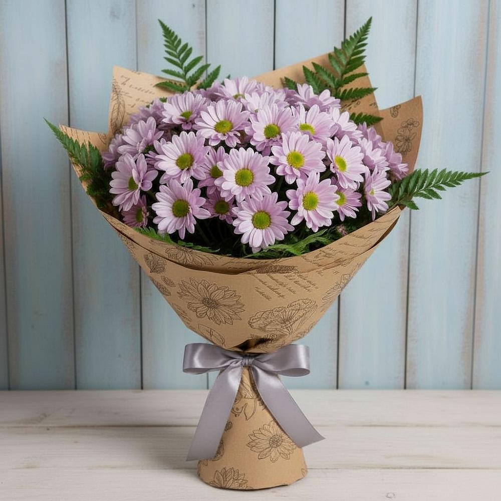 Букет цветов из: Хризантемы в Михайловском Республика Северная Осетия - Алания