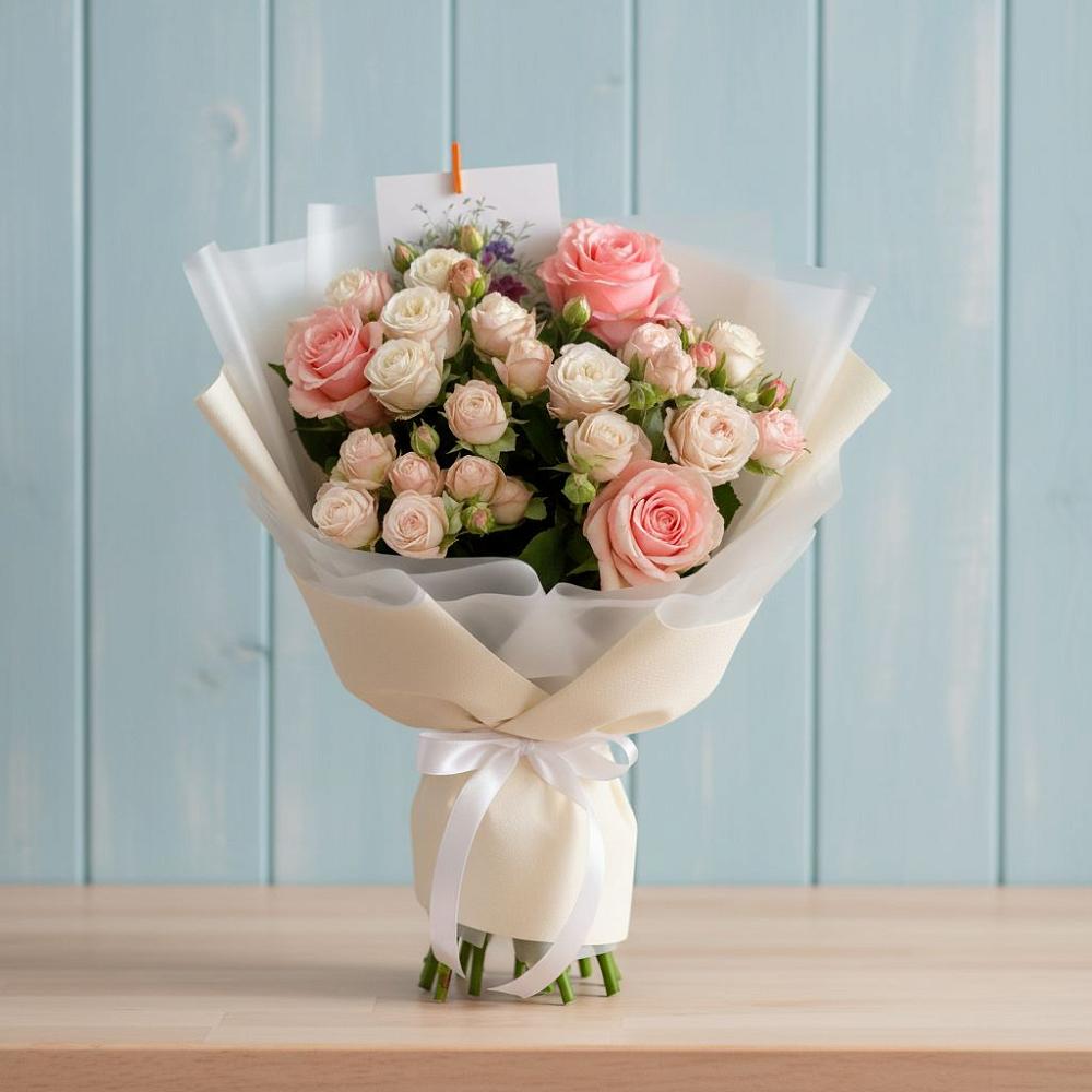 Букет цветов из: Розы в Михайловском Республика Северная Осетия - Алания