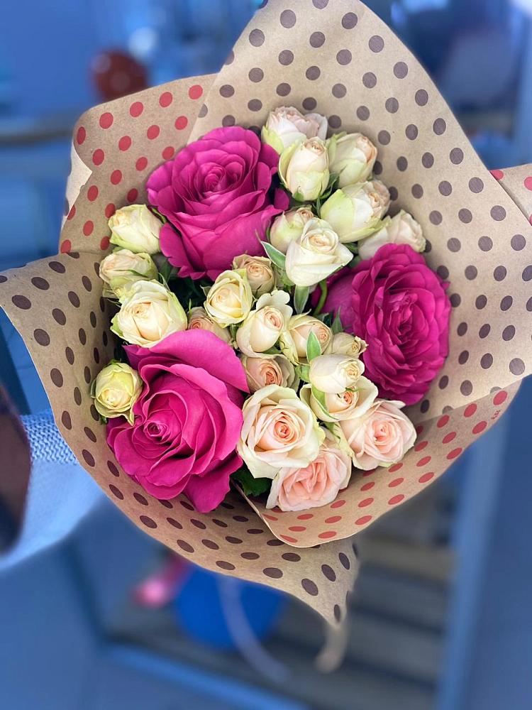 Букет цветов из: Розы в Михайловском Республика Северная Осетия - Алания