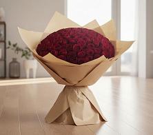 Букет 101 Красная роза #REPLACE_PRED# Михайловском Республика Северная Осетия - Алания