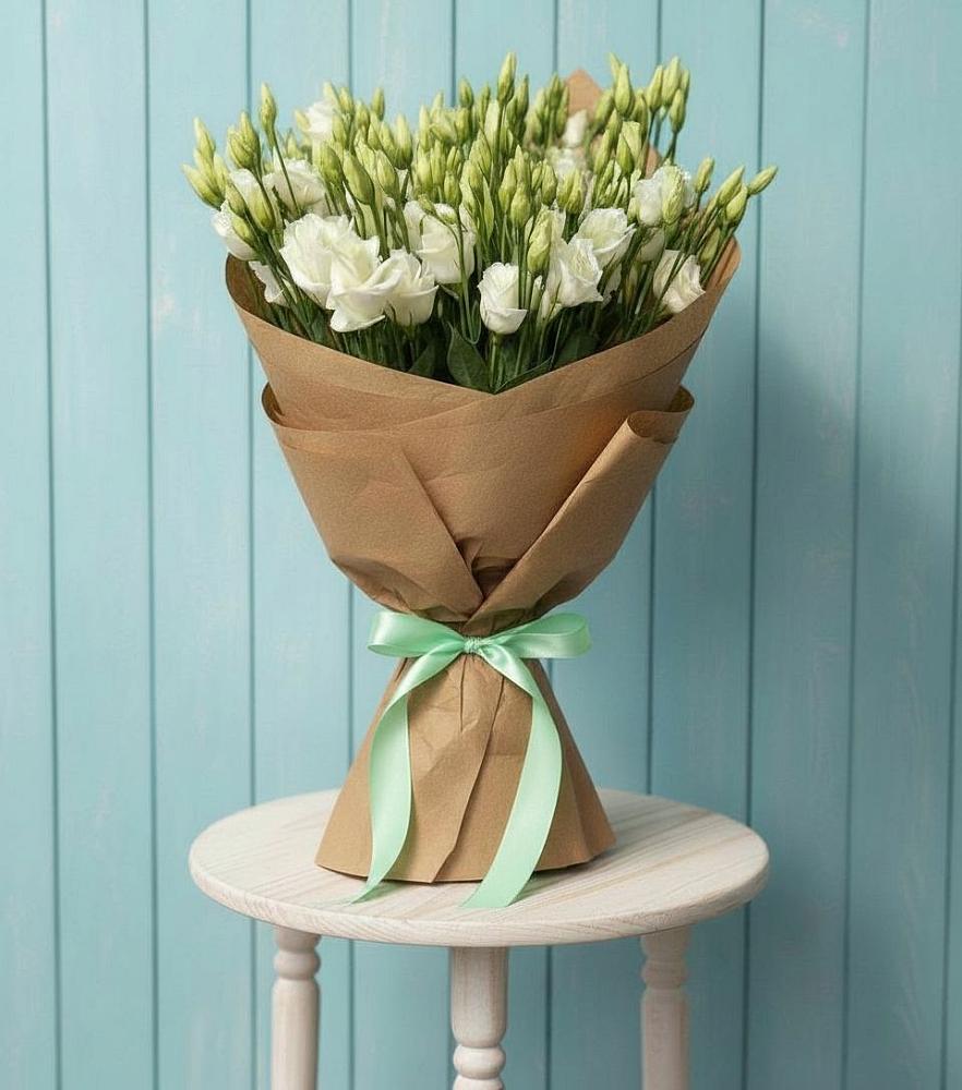 Букет цветов из: Лизиантусы в Михайловском Республика Северная Осетия - Алания