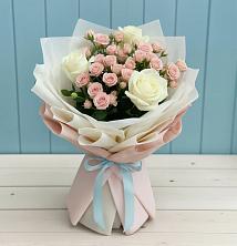 Букет цветов из:  Розы в Михайловском Республика Северная Осетия - Алания