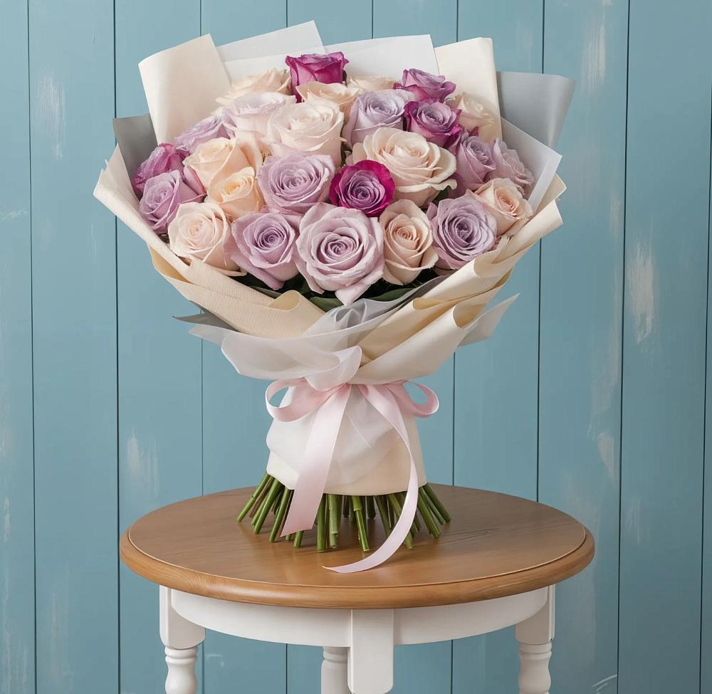 Букет цветов из: Розы в Михайловском Республика Северная Осетия - Алания