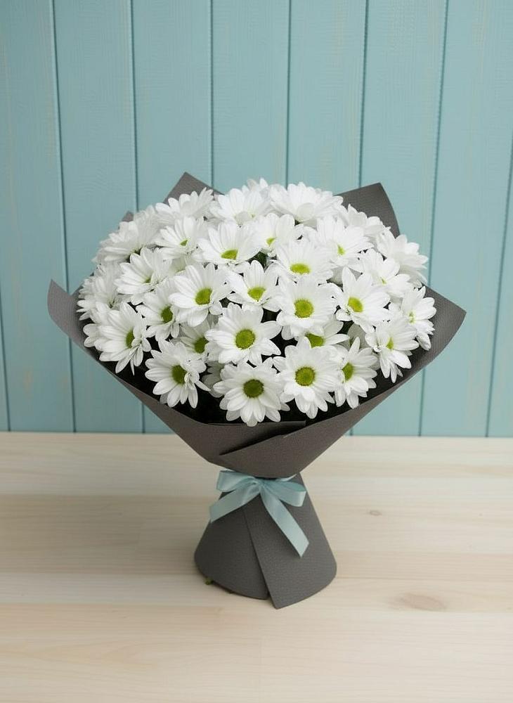 Букет цветов из: Хризантемы в Михайловском Республика Северная Осетия - Алания