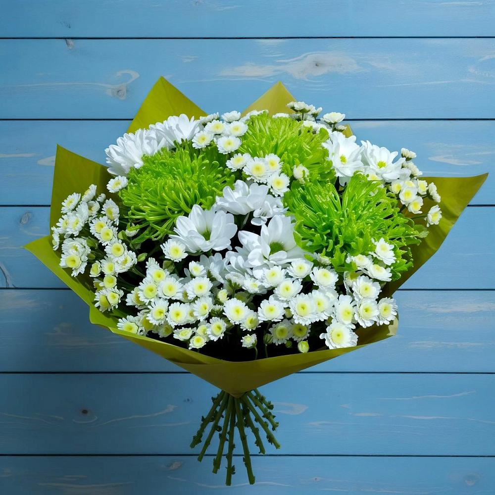 Букет цветов из: Хризантемы в Михайловском Республика Северная Осетия - Алания