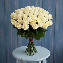 Букет 51 Белая роза Эдлесс Лав #REPLACE_PRED# Михайловском Республика Северная Осетия - Алания