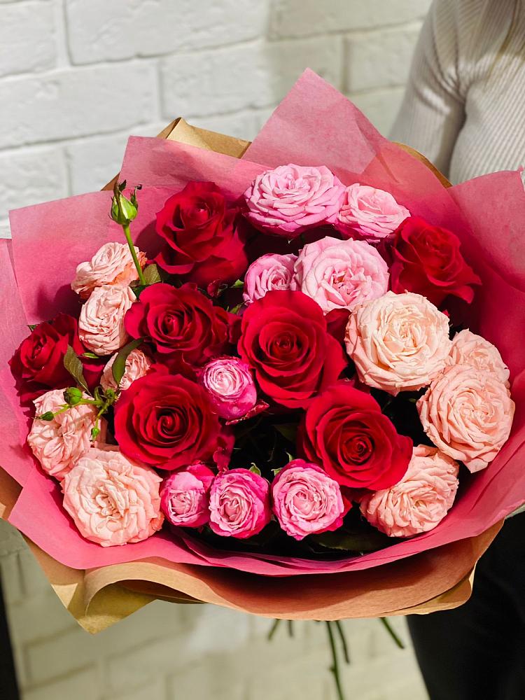 Букет цветов из: Розы в Михайловском Республика Северная Осетия - Алания