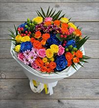 Букет цветов из:  Розы и Хризантемы #REPLACE_PRED# Михайловском Республика Северная Осетия - Алания