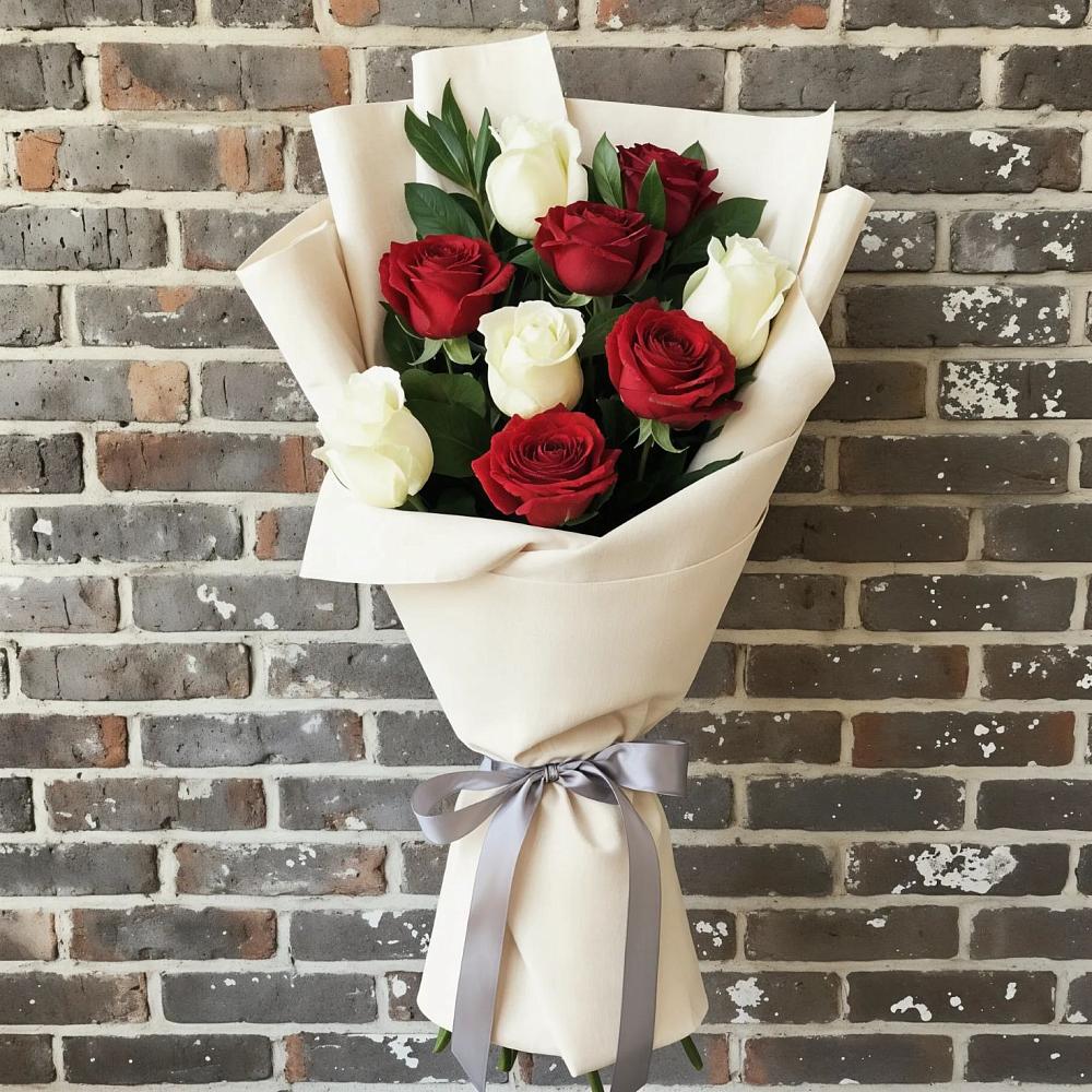 Букет цветов из: Розы в Михайловском Республика Северная Осетия - Алания