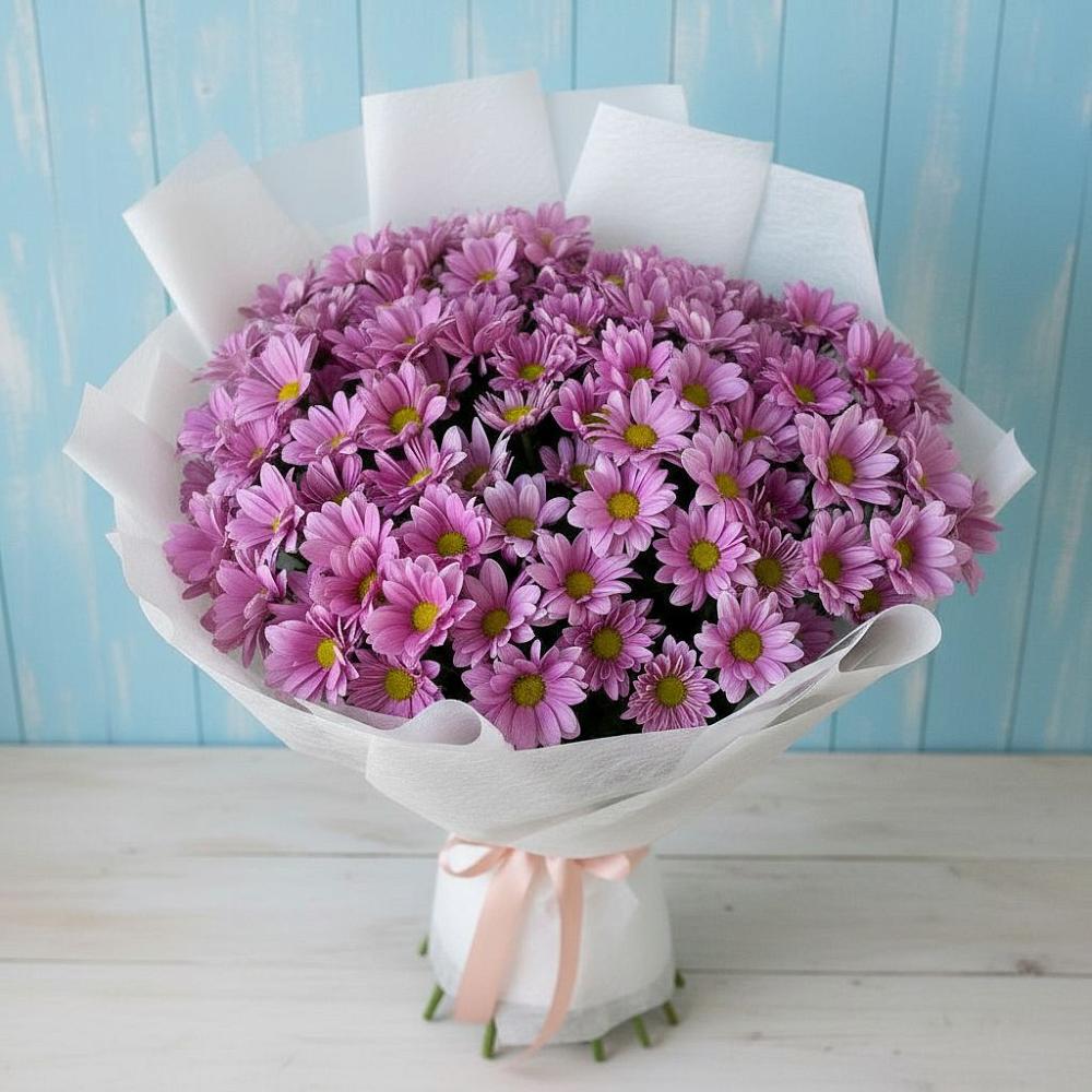 Букет цветов из: Хризантемы в Михайловском Республика Северная Осетия - Алания