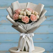 Букет цветов из:  Розы в Михайловском Республика Северная Осетия - Алания