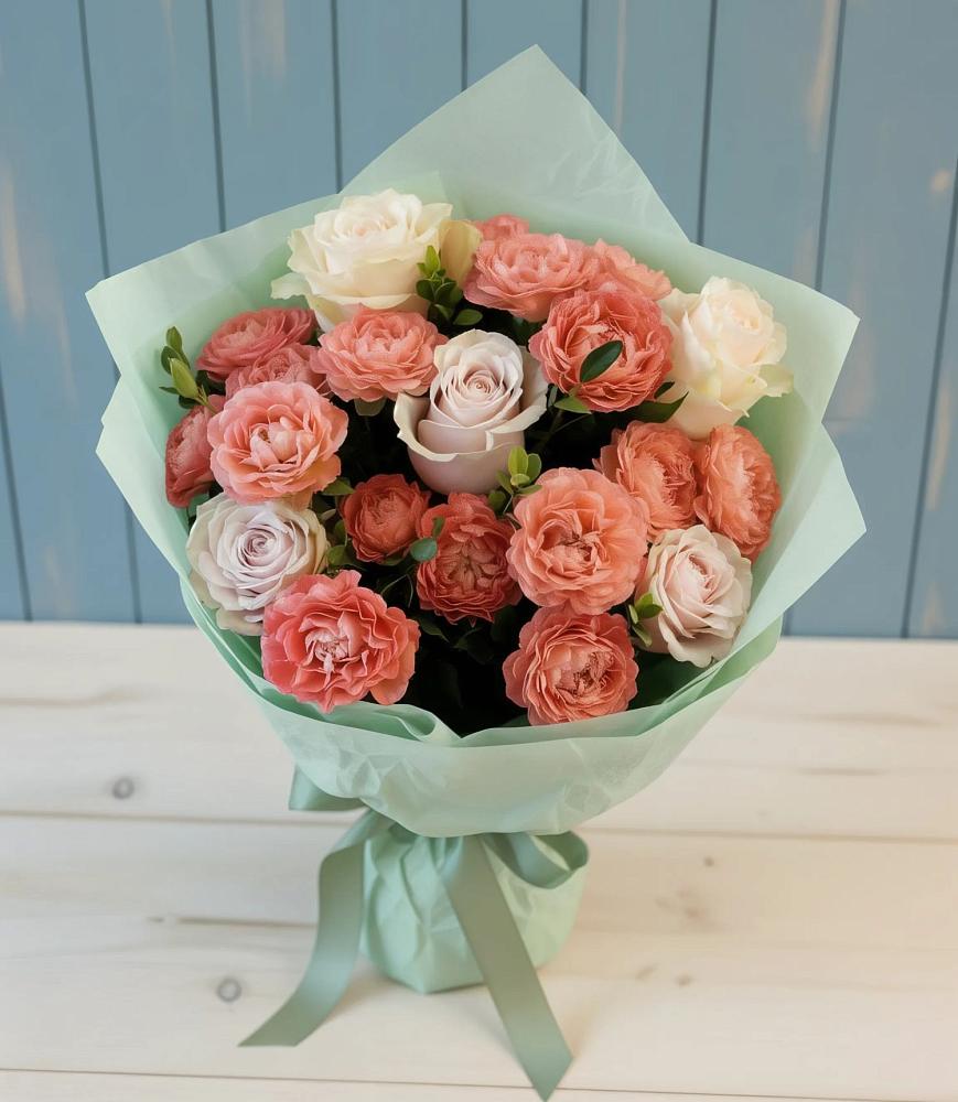 Букет цветов из: Розы в Михайловском Республика Северная Осетия - Алания