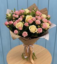 Букет цветов из:  Розы в Михайловском Республика Северная Осетия - Алания