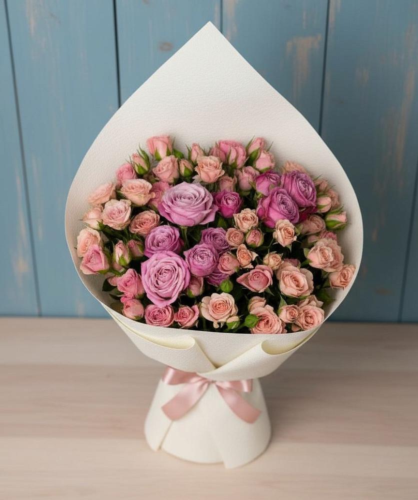 Букет цветов из: Розы в Михайловском Республика Северная Осетия - Алания