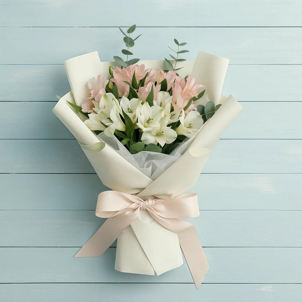 Букет цветов из: Альстромерии в Михайловском Республика Северная Осетия - Алания