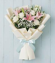 Букет цветов из:  Лилии в Михайловском Республика Северная Осетия - Алания