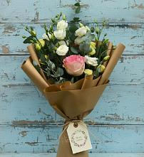 Букет цветов из:  Розы и Лизиантусы #REPLACE_PRED# Михайловском Республика Северная Осетия - Алания