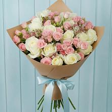 Букет цветов из:  Розы в Михайловском Республика Северная Осетия - Алания